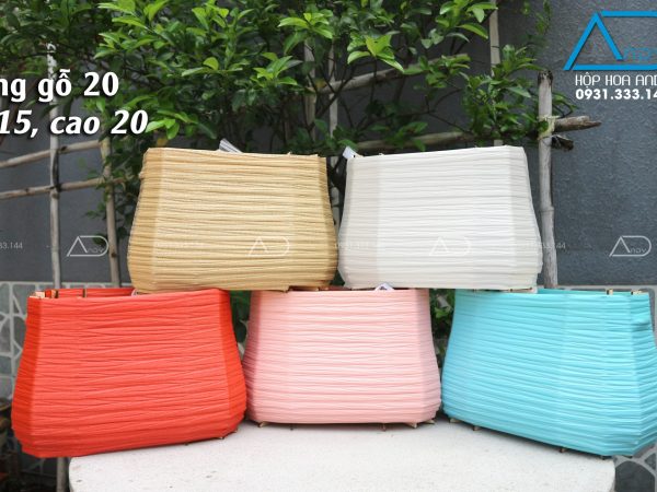 Hộp thang gỗ, quấn nhựa 20